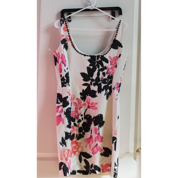 Lily Pulitzer Portia Cameo Stroke of Midnight Dress Size 6 Beaded - Picture 2 of 9